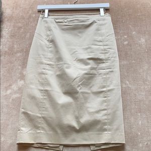 Express Design Studio Khaki Pencil Skirt